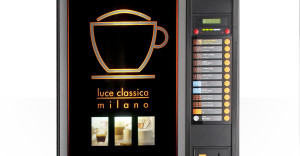 Sagoma luce kaffemaskin