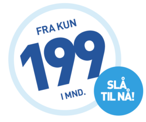 Fra kun 199