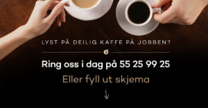 Lyst på kaffe på jobb?