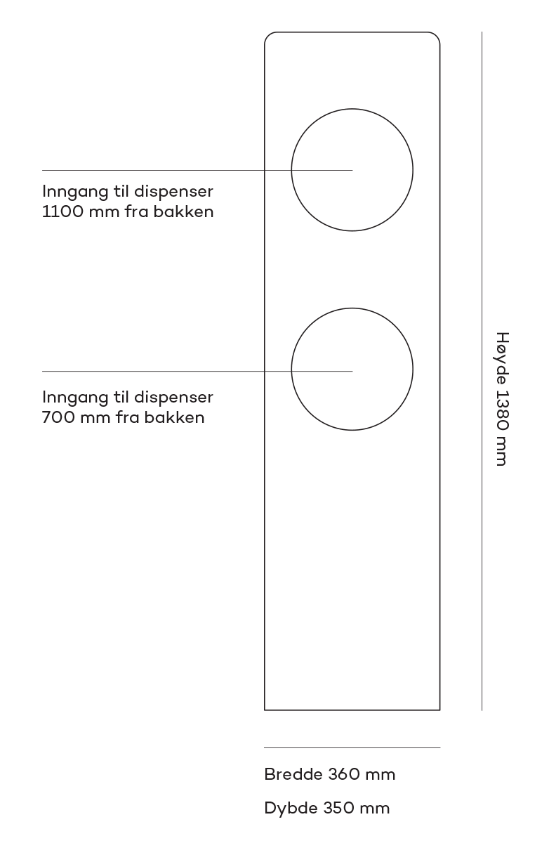 Mål Polar Duo Spritdispenser