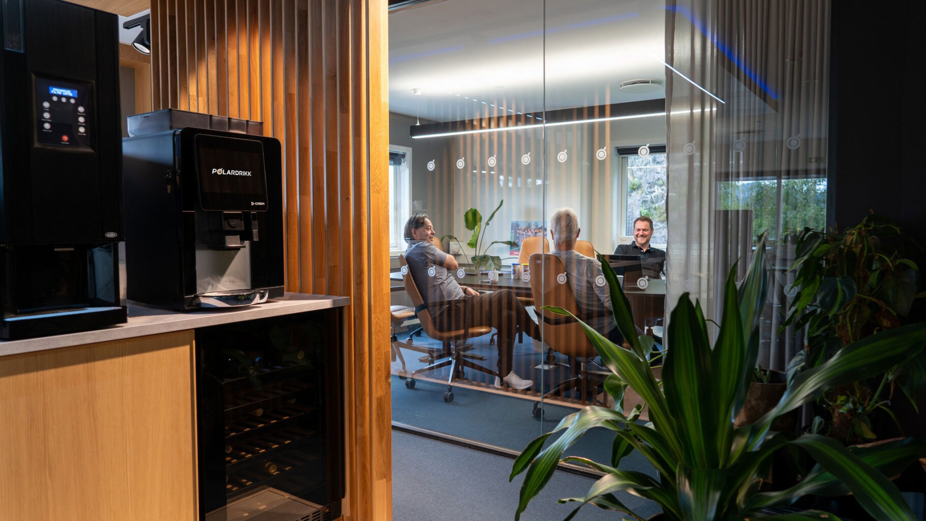 Kaffemaskin hos Polardrikk